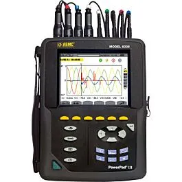 AEMC 2136.32 PowerPad III con Sondas MN193-BK