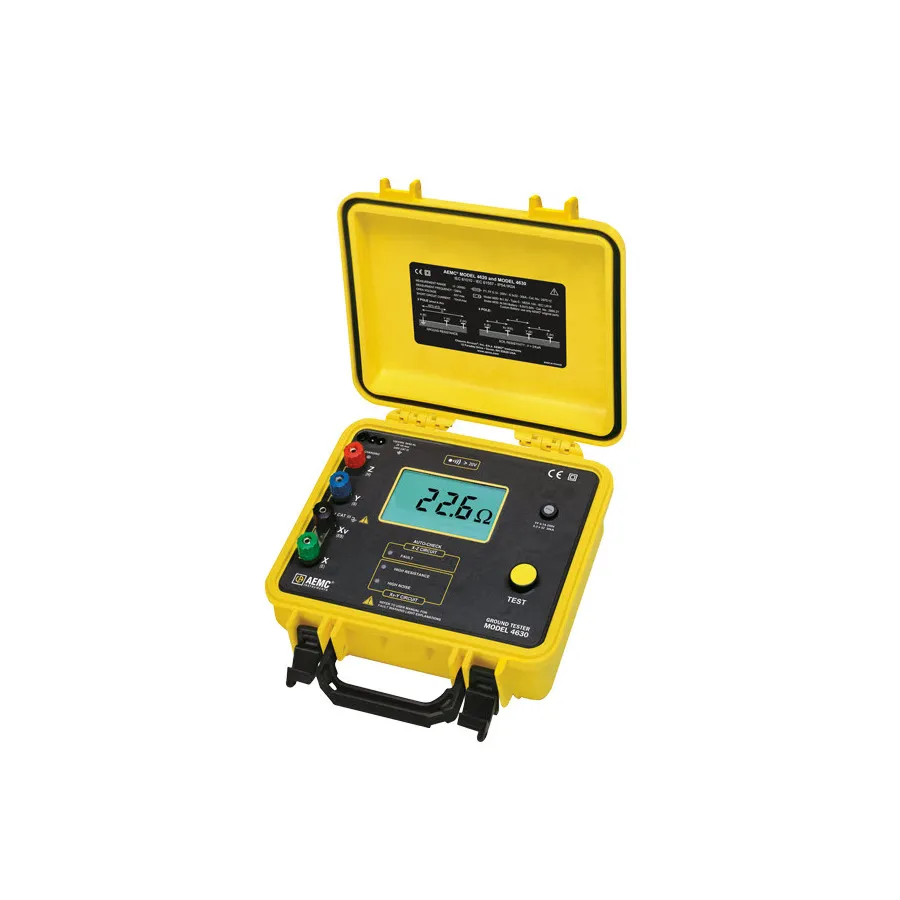 Kit AEMC 4630 Kit-300ft de Prueba de Resistencia de Puesta a Tierra