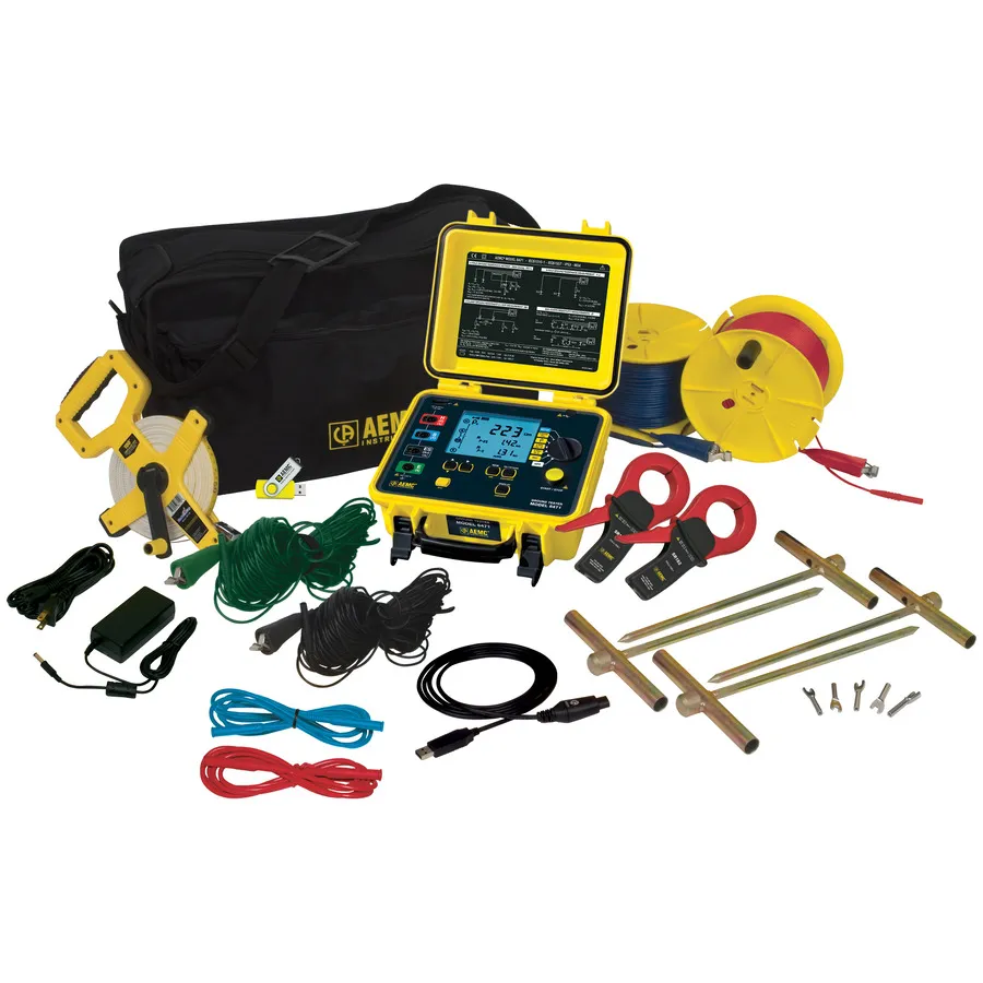 Comprobador de Resistencia de Tierra AEMC 6471 Kit-300ft