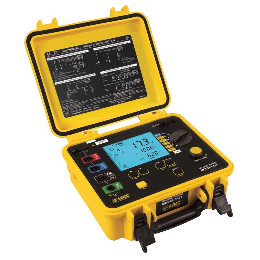 Comprobador de Resistencia de Tierra AEMC 6471 Kit-500ft