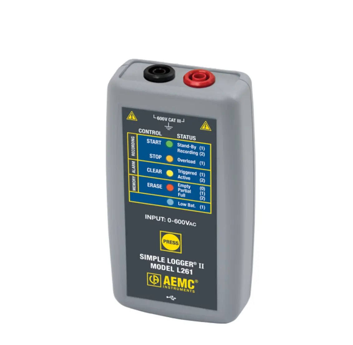 Registrador simple AEMC L261