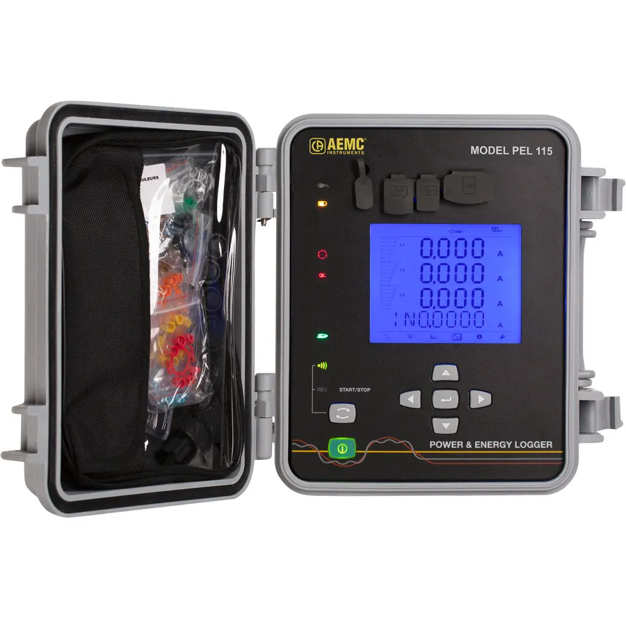 AEMC PEL 115 Registrador de Potencia y Energía