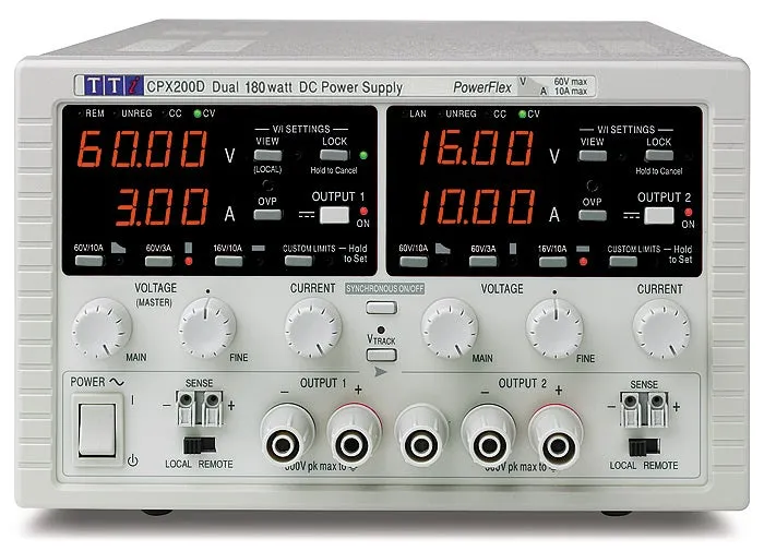 Fuente de Alimentación CC Programable Aim TTi CPX200