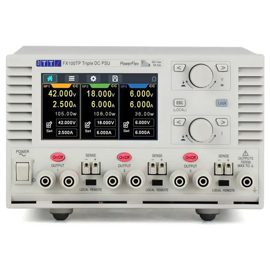 Fuente de Alimentación Triple Salida Aim TTi FX100TP