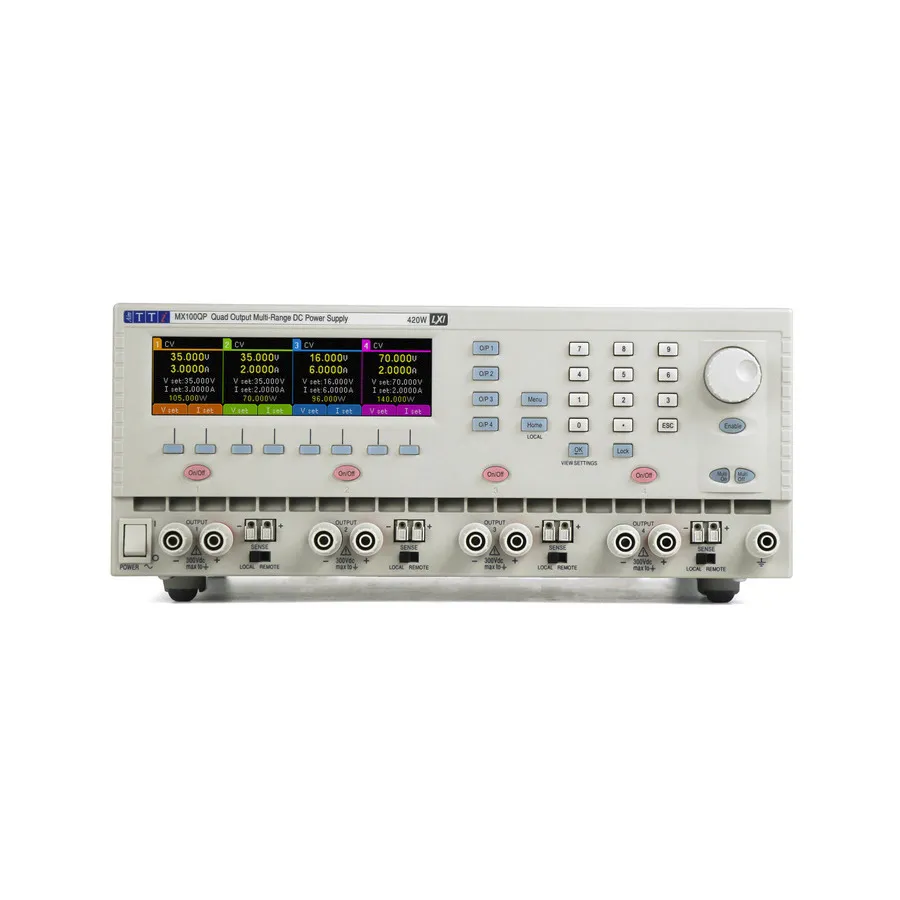 Fuente de Alimentación DC Aim-TTi MX100Q S2 de Salida Cuádruple