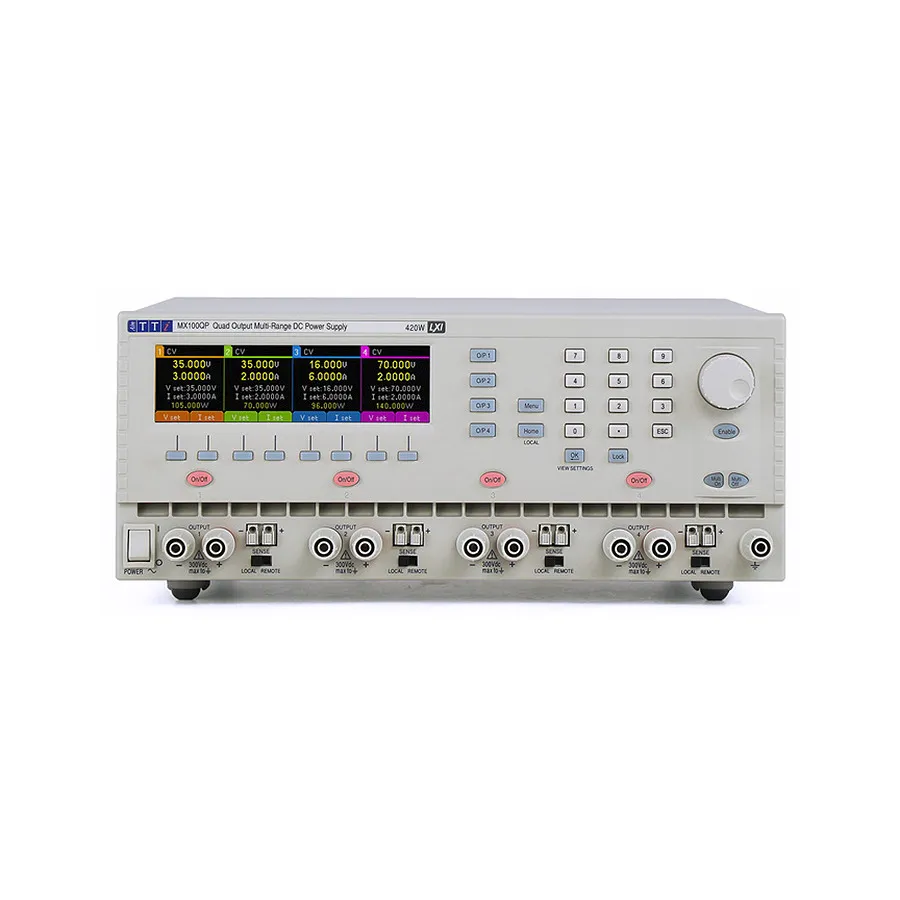 Fuente de Alimentación DC Aim TTi MX100QP S2 de Salida Cuádruple