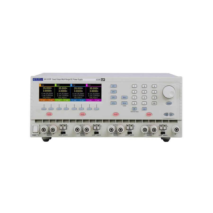 Fuente de Alimentación DC Aim TTi MX103QP S2 de Salida Cuádruple