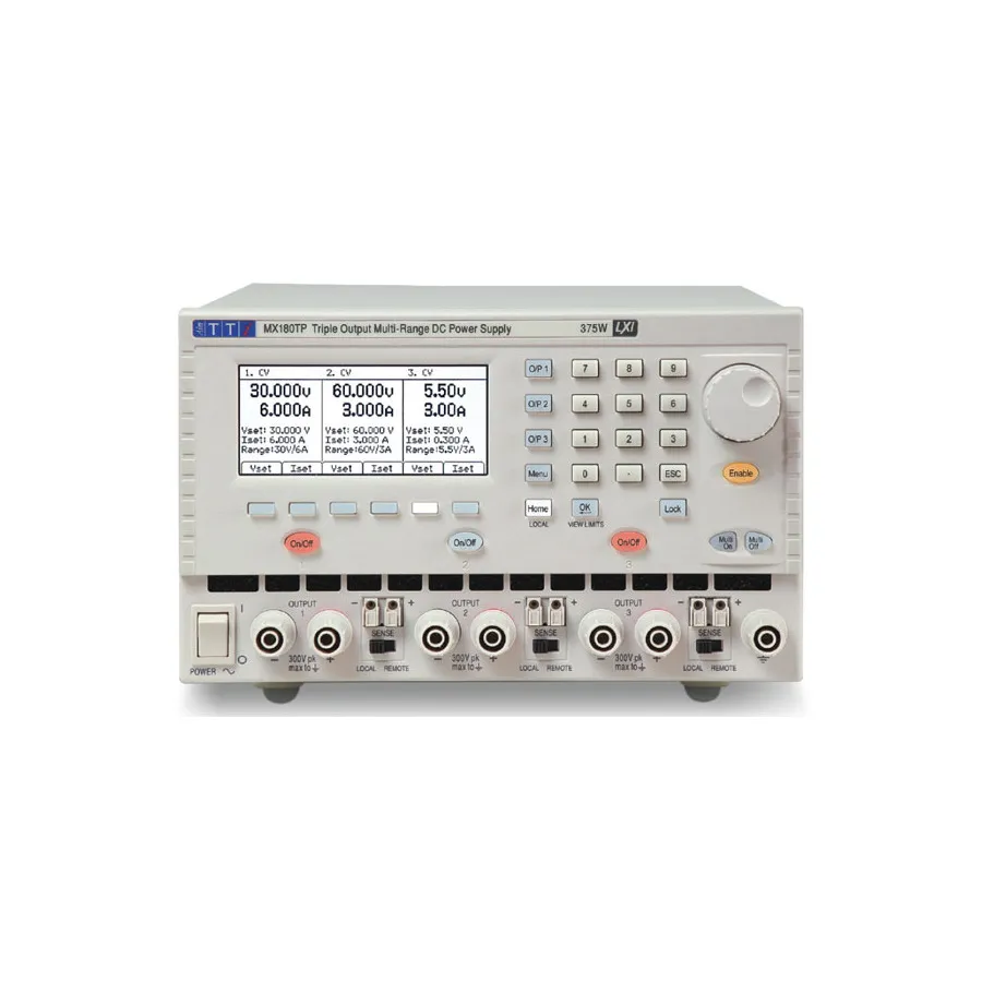Fuente de Potencia Aim TTi MX180T de Salida Triple
