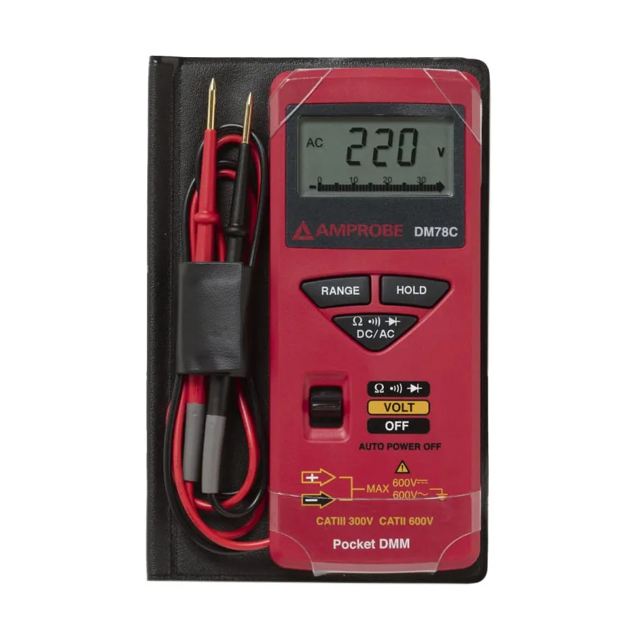 Multímetro Digital Amprobe DM78C