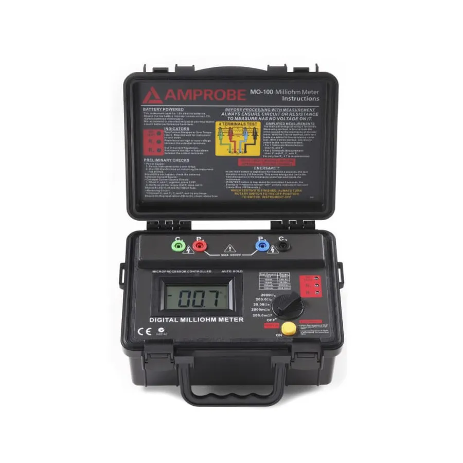 Miliohnímetro Portátil Amprobe MO-100