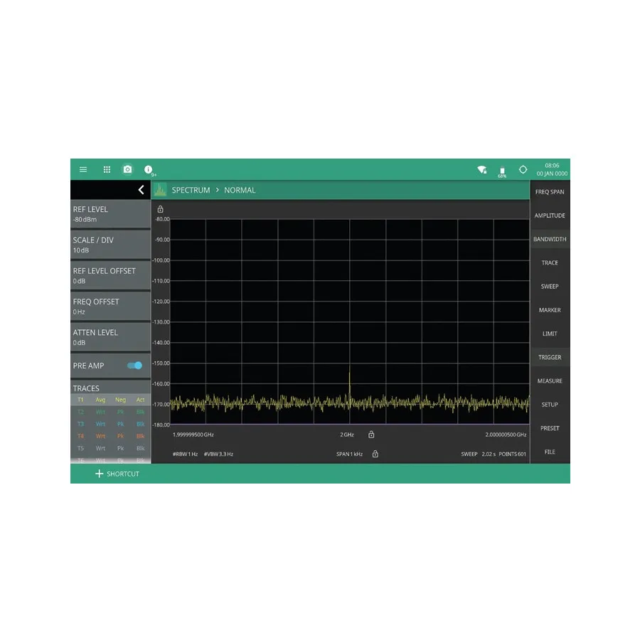 Actualización de Software Preamplificador Anritsu MS2070A-3008