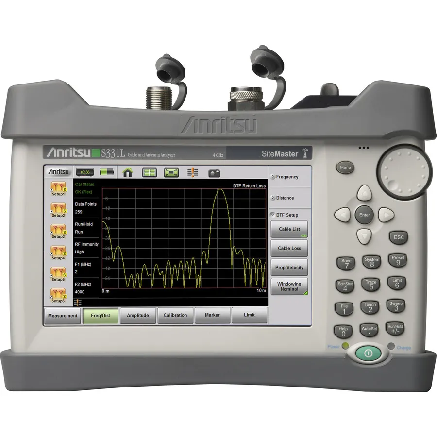 Analizador de Cables y Antenas Anritsu S331L Site Master