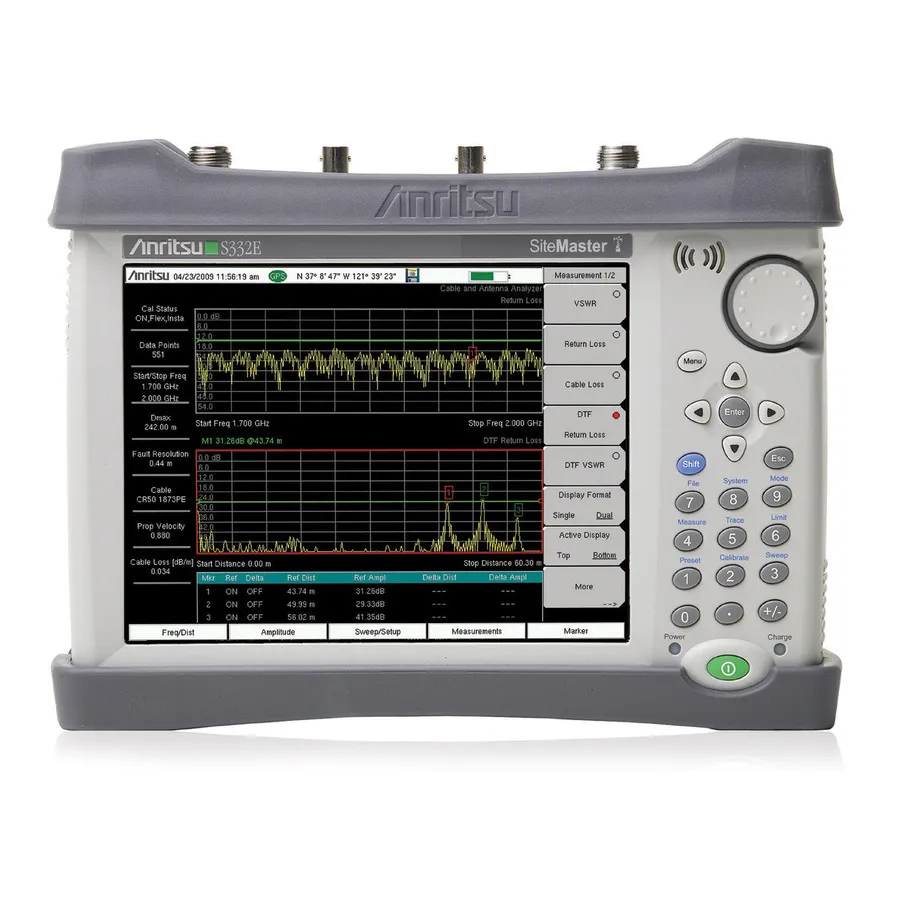 Analizador de Cables y Antenas Anritsu S332E
