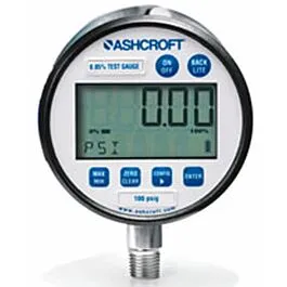 Medidor de prueba digital Ashcroft 30-2084-SD-02L-100PSI de 3"