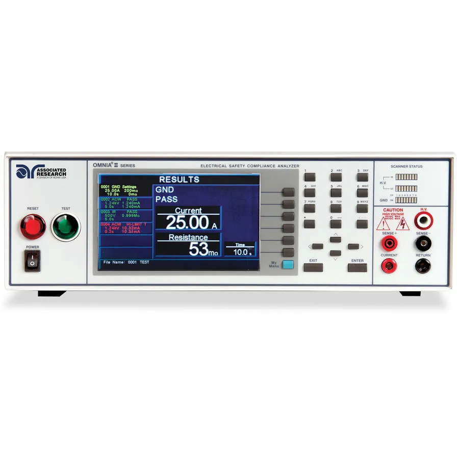 Analizador de seguridad eléctrica Associated Research 8206 OMNIA II