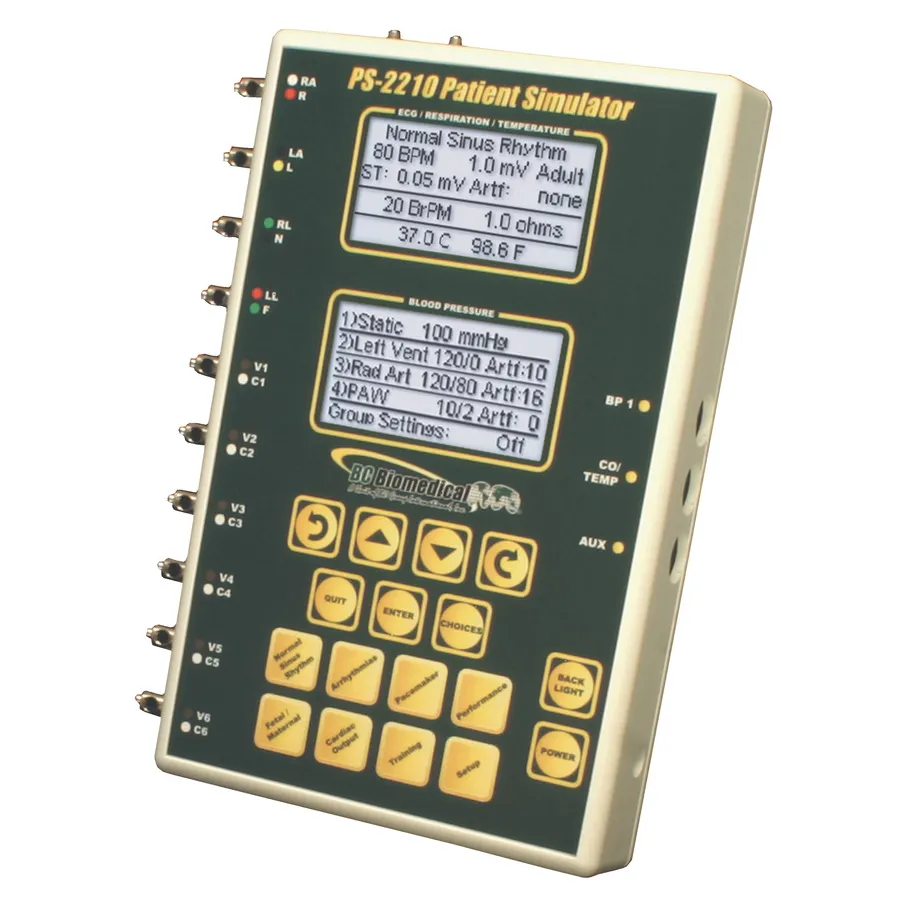 Simulador de Paciente Multiparamétrico BC Biomedical PS-2210