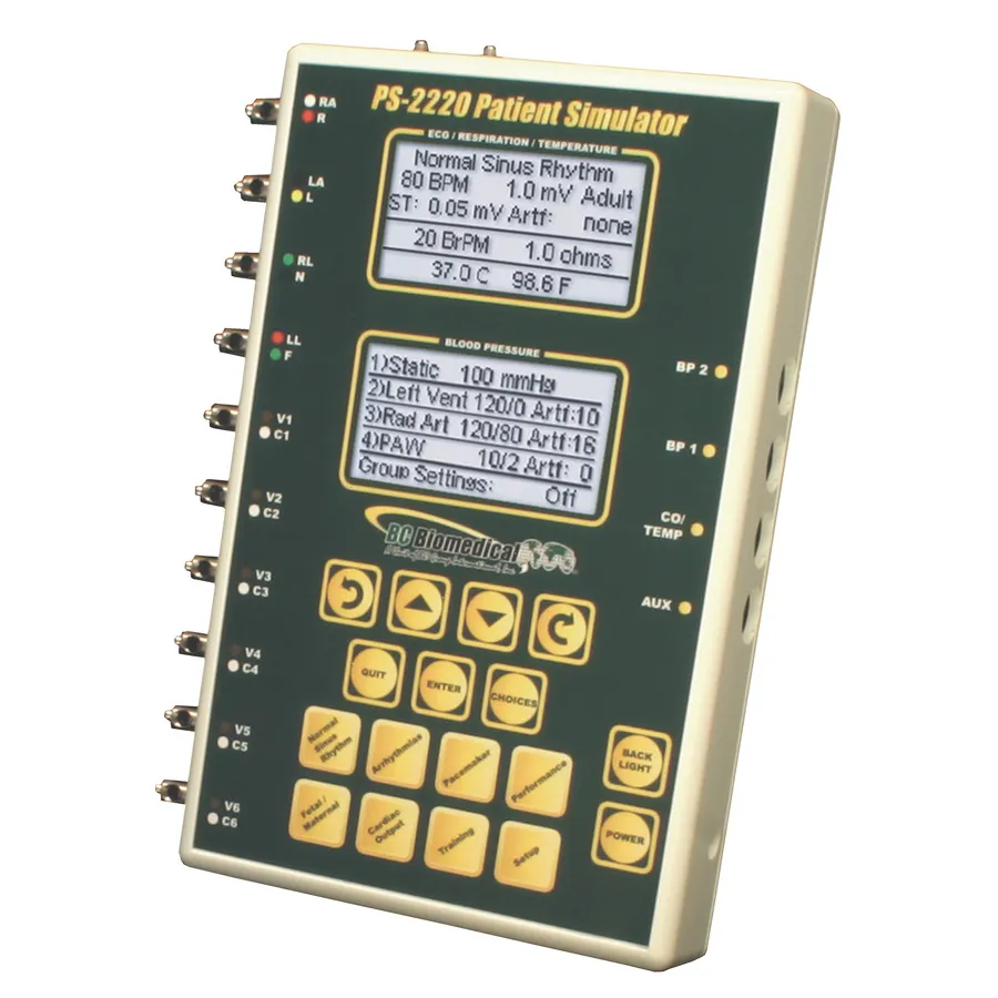 Simulador de Paciente Multiparamétrico BC Biomedical PS-2220