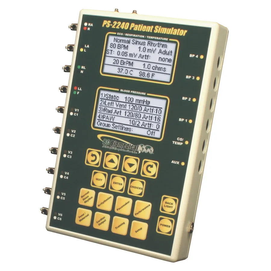 Simulador de Paciente Multiparamétrico BC Biomedical PS-2240