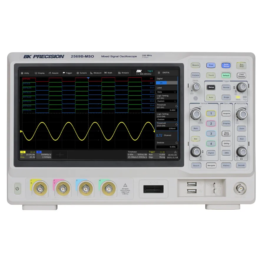 B&K Precision 2569B-MSO Osciloscopio de Señales Mixtas