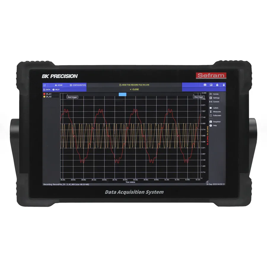 B&K Precision DAS1800 Grabadora Modular de Adquisición de Datos de Alta Velocidad