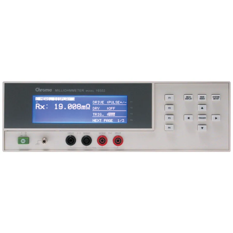 Medidor de Miliohm Chroma 16502