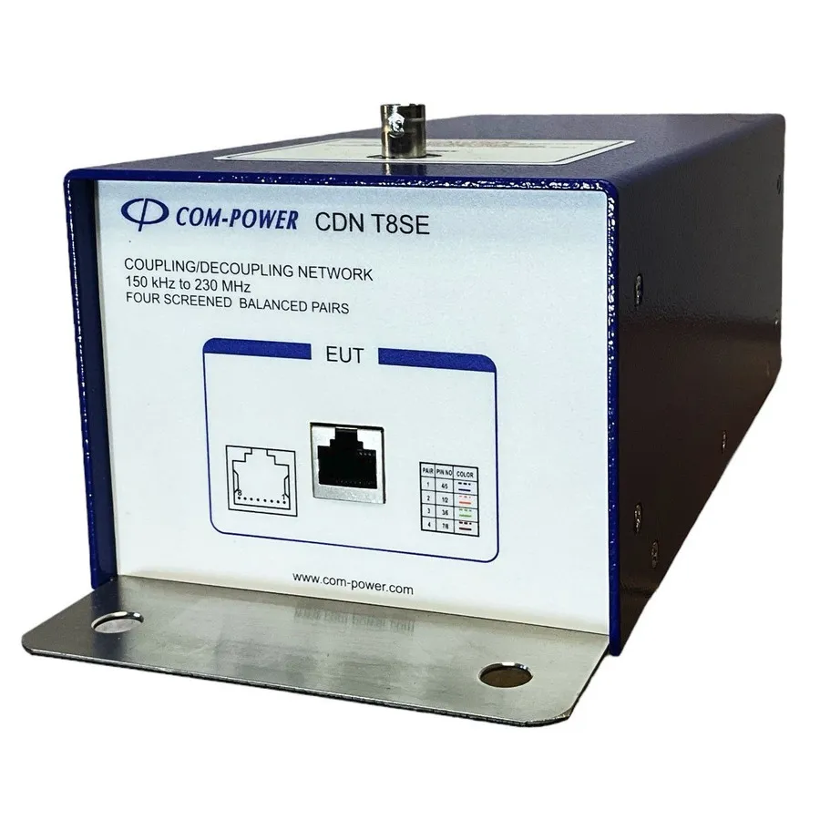 Com-Power CDN-T8SE Red de Acoplamiento/Inyección para Señal Blindada