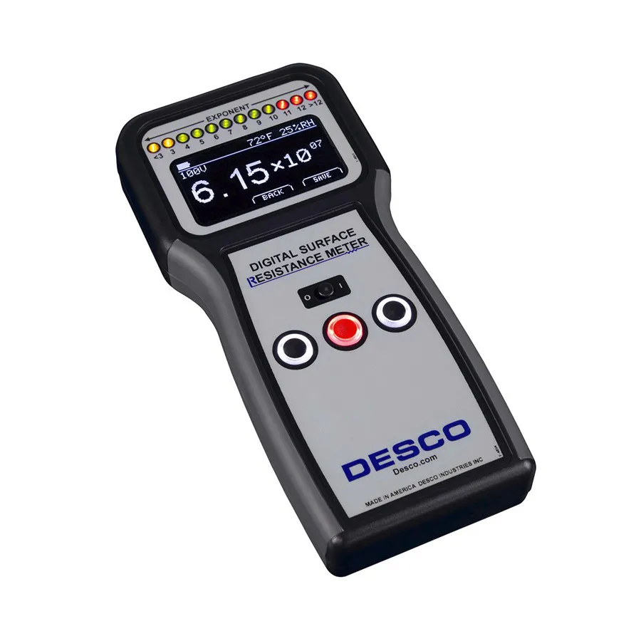 Medidor digital de resistencia de superficie Desco 19291