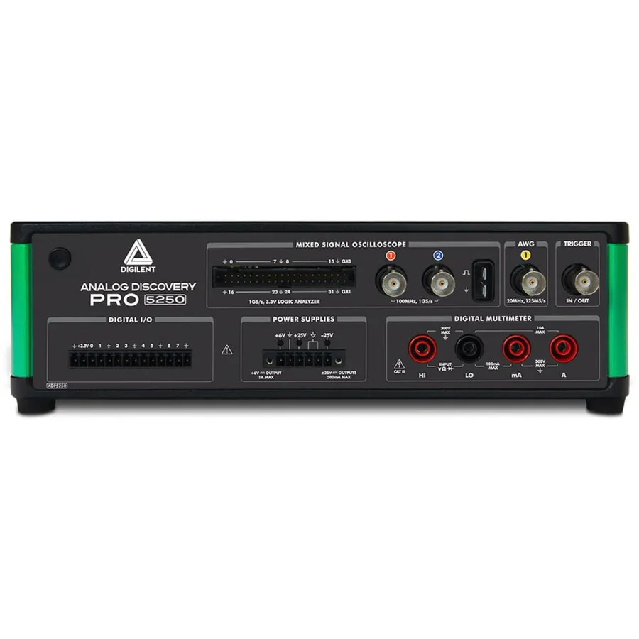 Osciloscopio de Señal Mixta Digilent ADP5250 de 2 Canales con DMM
