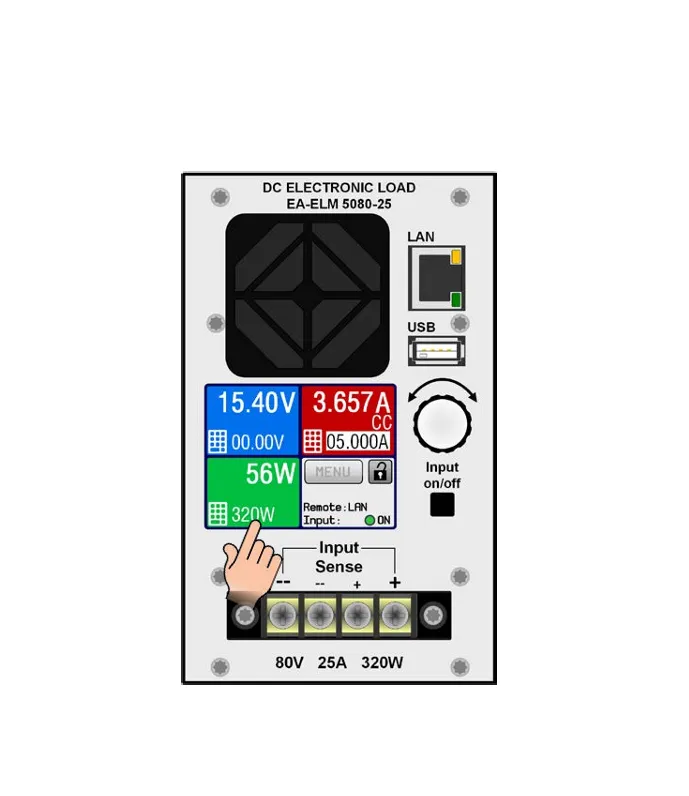 Elektro-Automatik EA-ELM 5080-25 Carga Electrónica Regenerativa