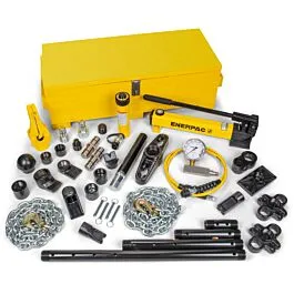 Conjunto de cilindro hidráulico Enerpac MS210 de 5 toneladas y bomba de mano