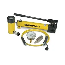 Conjunto de Cilindro Hidráulico de 25 Toneladas y Bomba Manual Enerpac SCR-256H