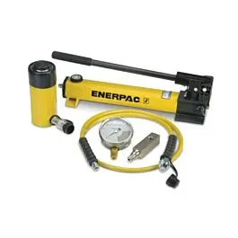 Conjunto de Cilindro Hidráulico de 50 Toneladas y Bomba Manual Enerpac SCR-506H