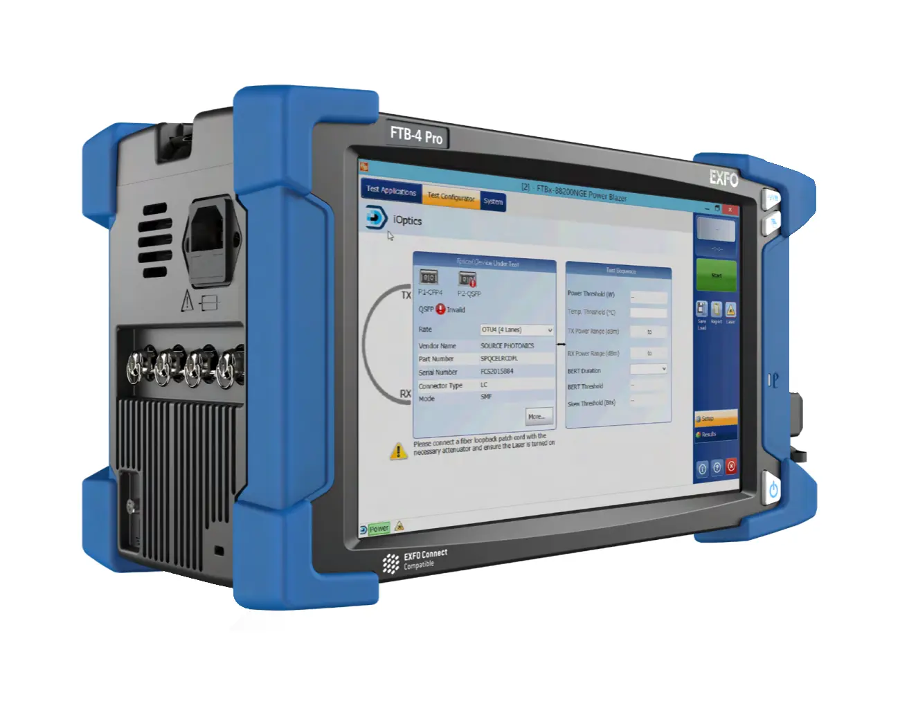 Plataforma de Prueba de Campo EXFO FTB-4-PRO-BTY