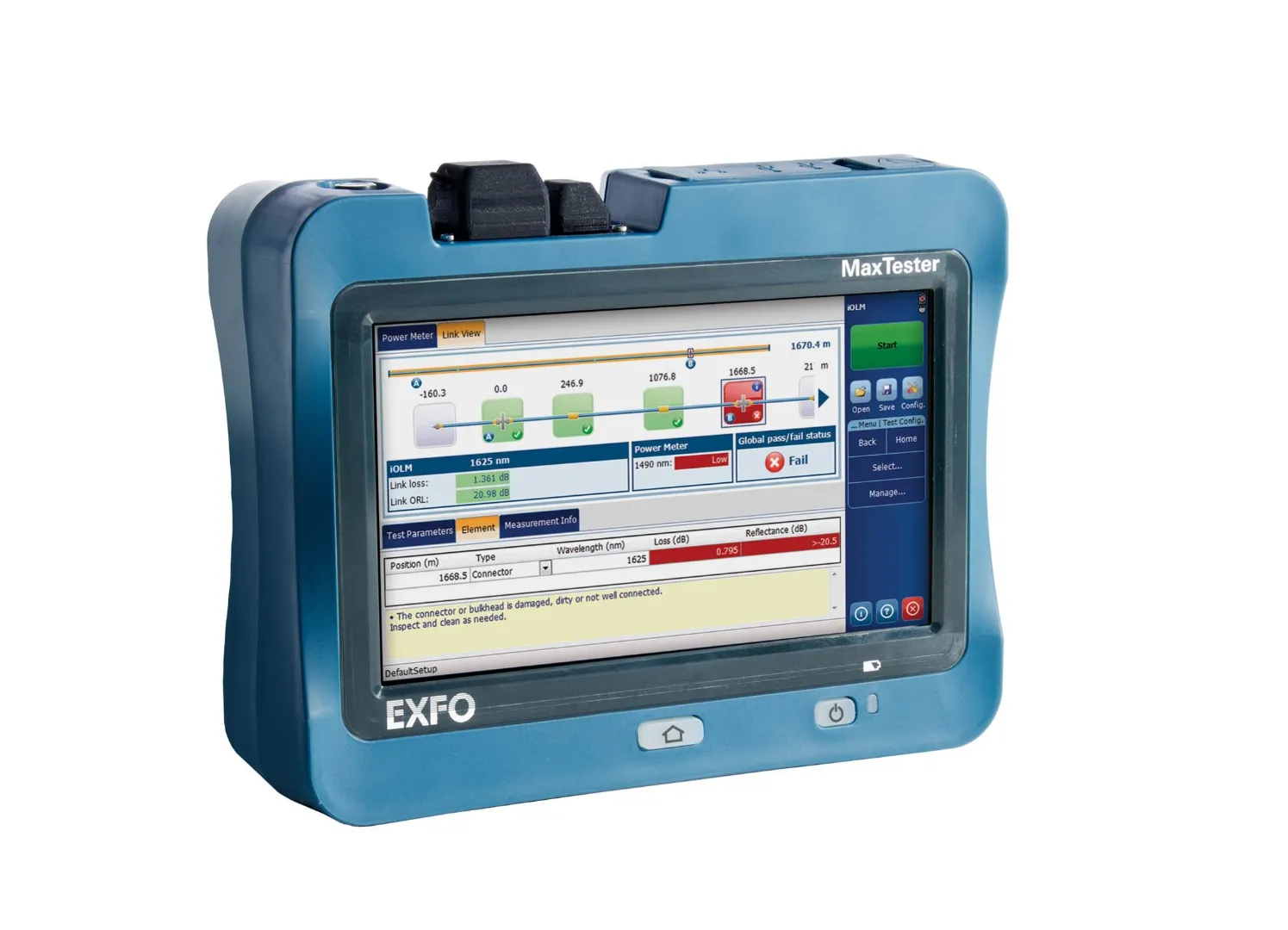 OTDR EXFO MAX-730D-SM3-XX