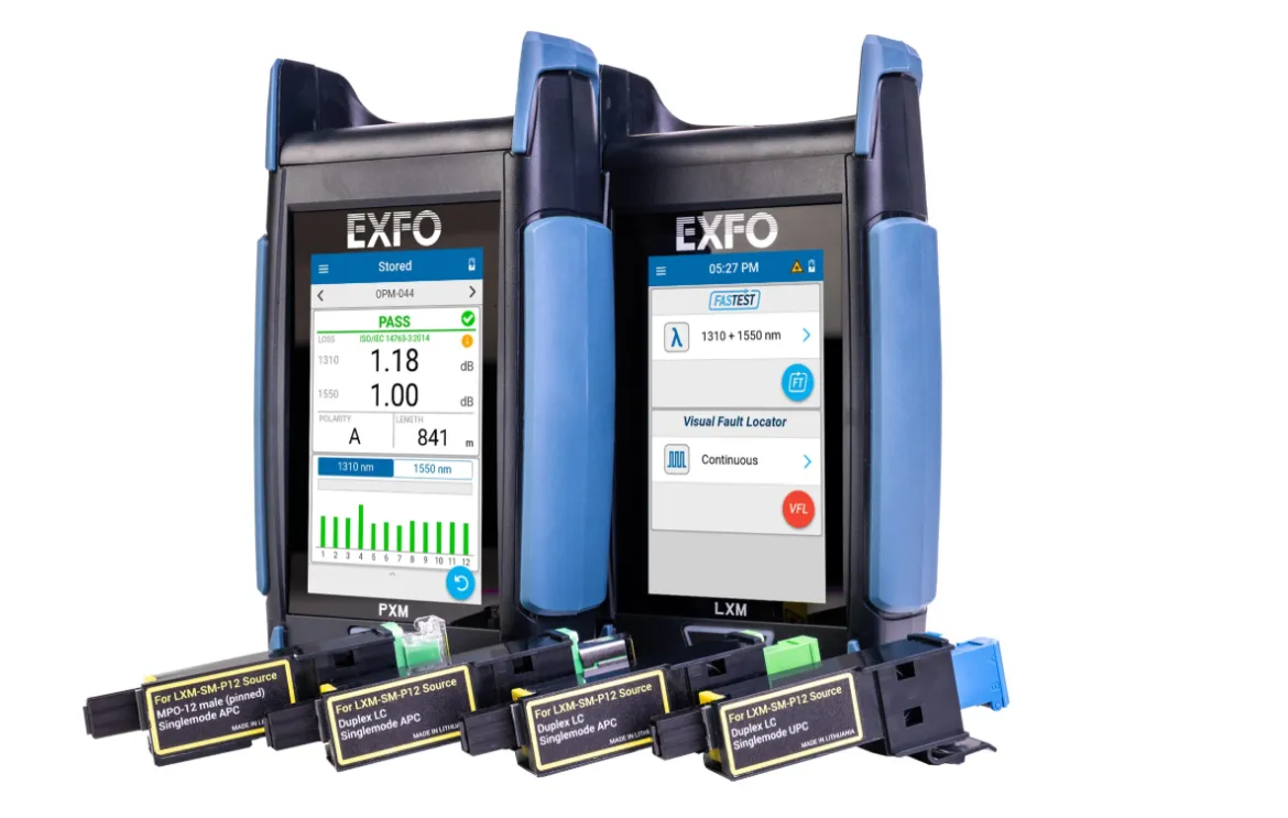 EXFO TK-XM-Q-P12-XX Probador Dúplex y Multifibra