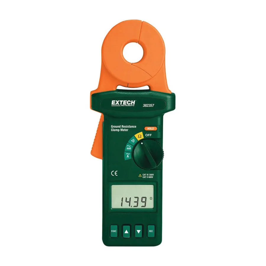 Extech 382357 Medidor de Resistencia a Tierra tipo Pinza