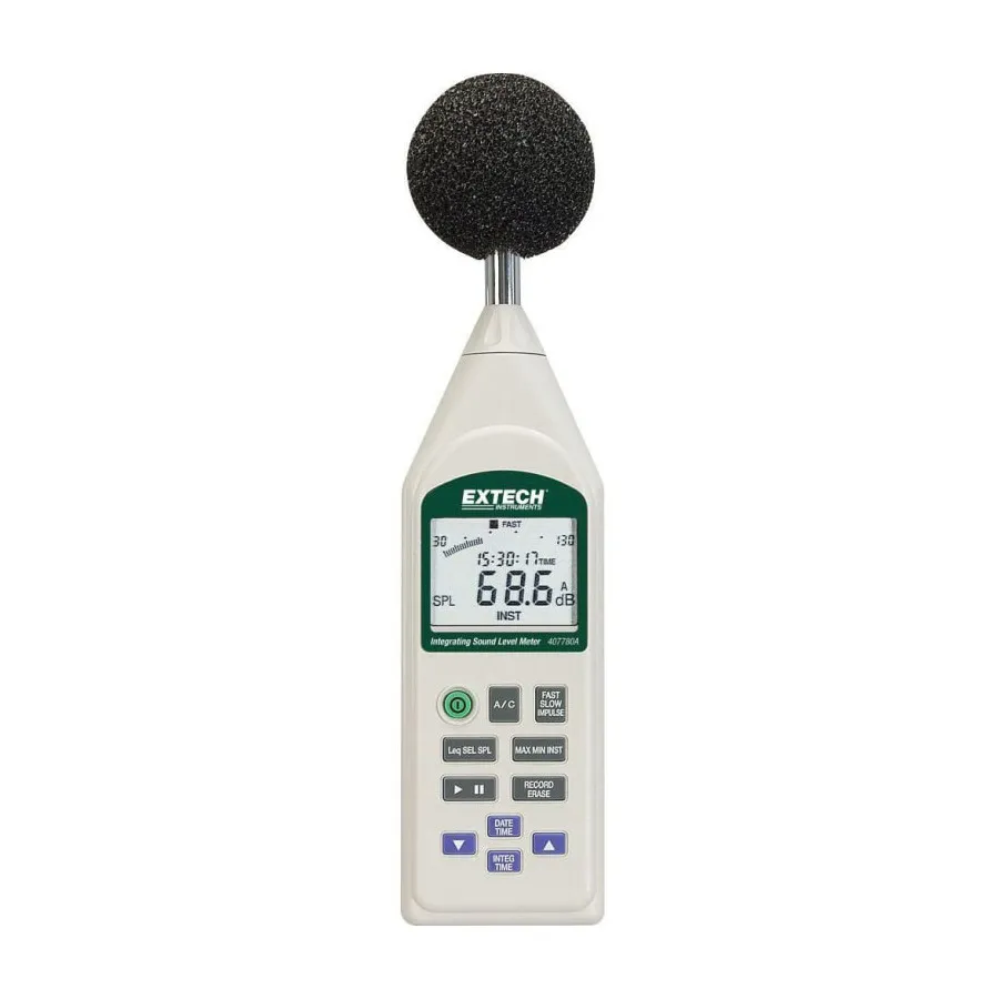 Medidor de Nivel de Sonido Integrante Extech 407780A-NIST