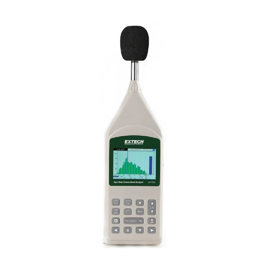 Analizador de Octavas en Tiempo Real Extech 407790A