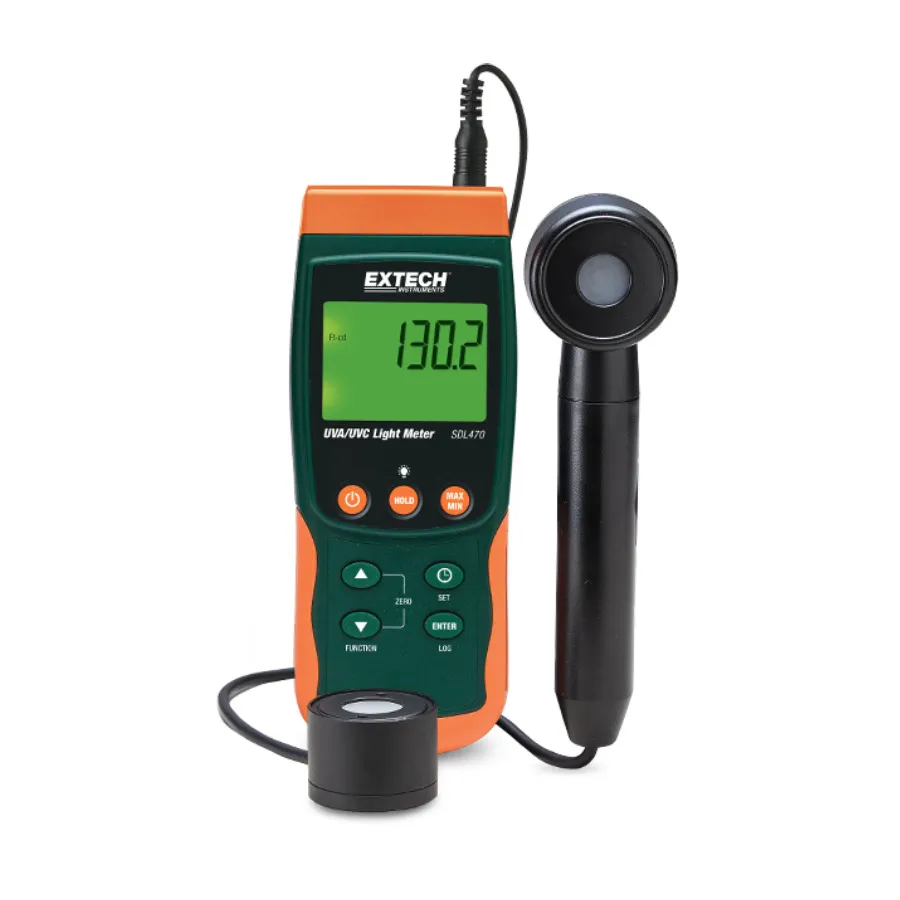 Medidor de Luz UVA/UVC y Datalogger Extech SDL470-NIST