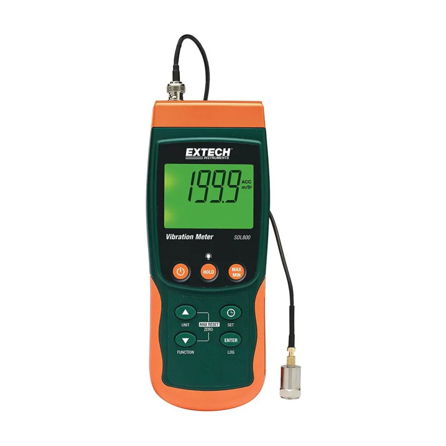Extech SDL800-NIST Medidor de Vibración/Registrador de Datos