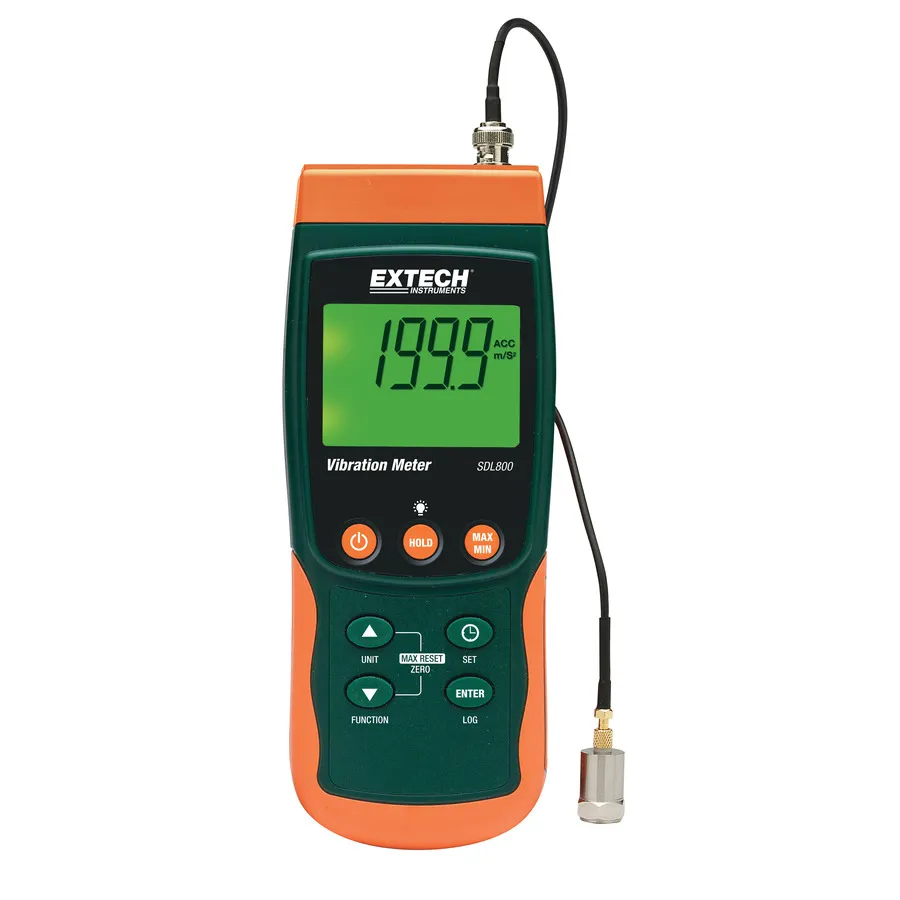 Extech SDL800 Medidor de Vibración/Registrador de Datos