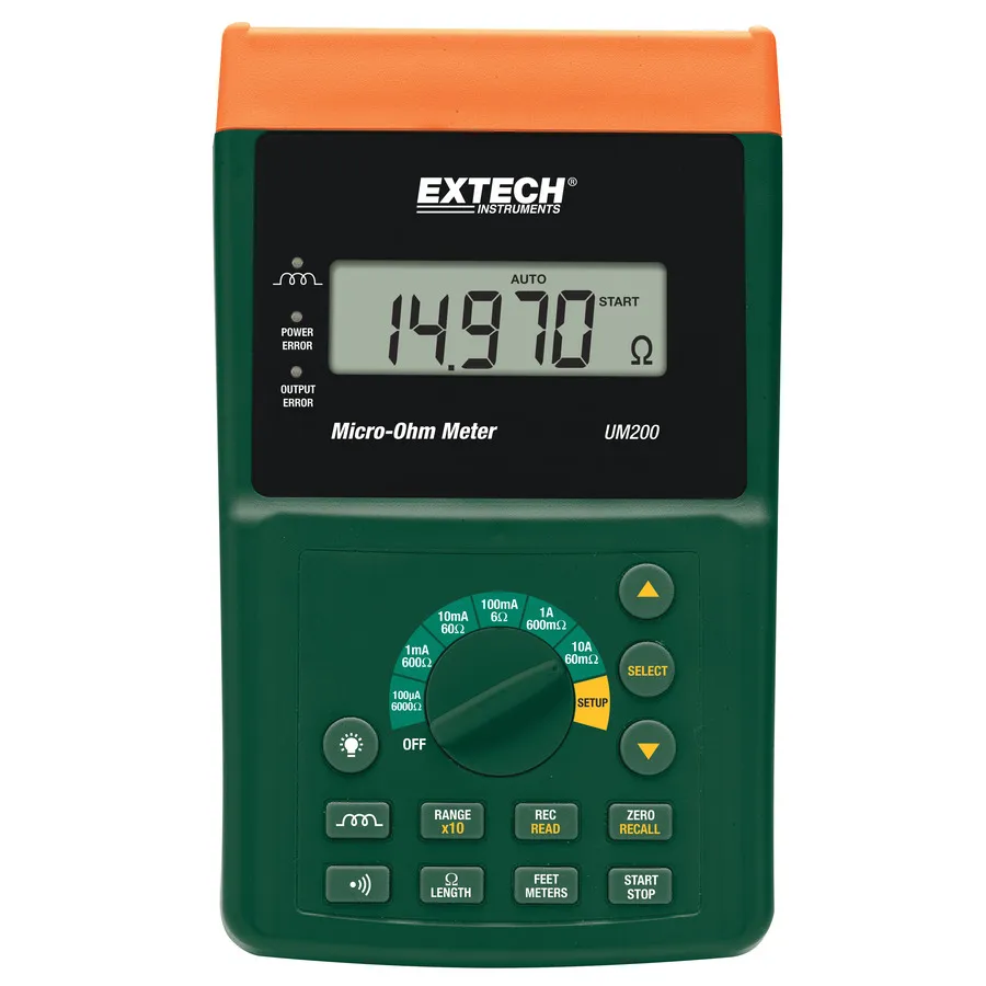 Medidor de Micro-Ohmios Extech UM200-NIST