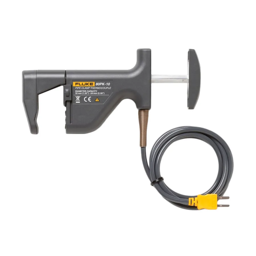 Sonda Termoeléctrica con Pinza para Tuberías Fluke 80PK-10 Type-K