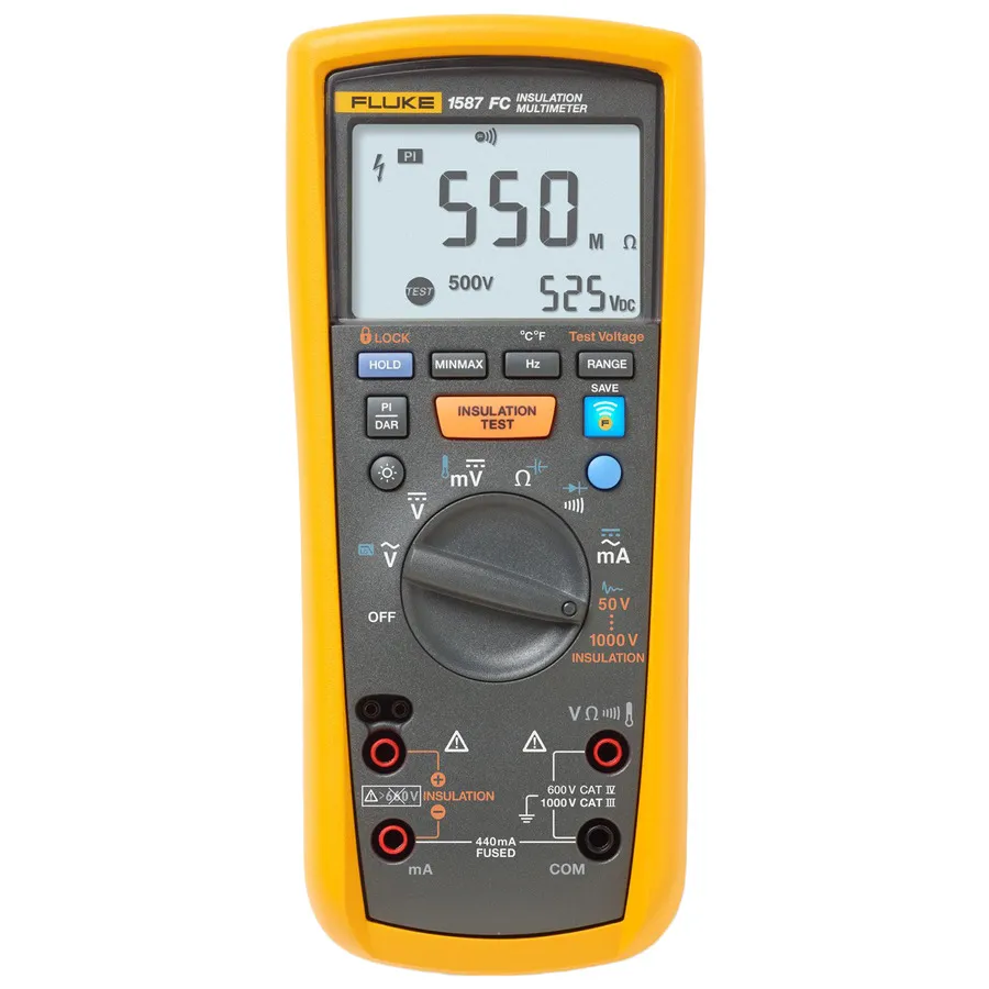Fluke FLUKE-1587 FC Multímetro de Aislamiento