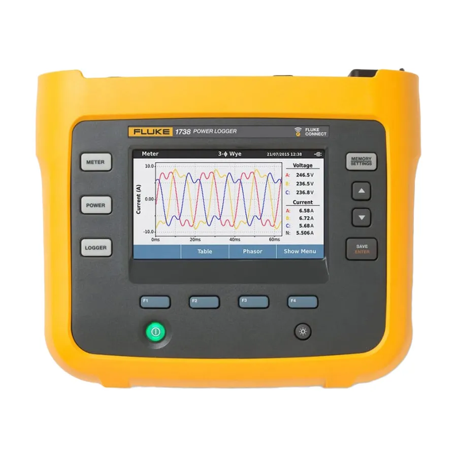 Registrador de Potencia Trifásico Fluke FLUKE-1738/B