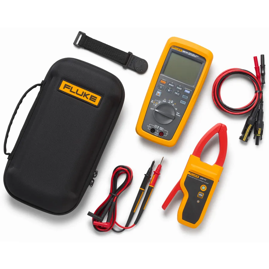 Kit Solar Multímetro Digital Inalámbrico Fluke 283FC/PV