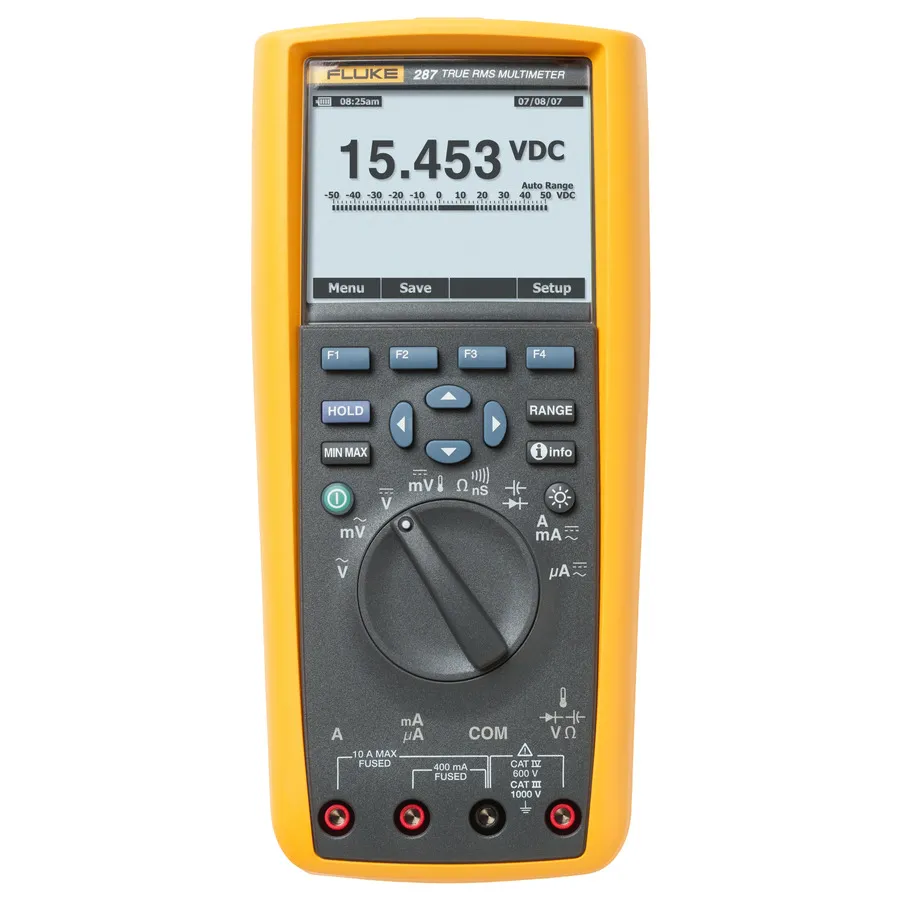 Multímetro de Registros True-RMS Fluke 287 CAL con TrendCapture