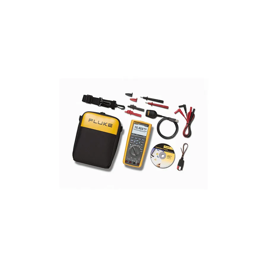 Kit Multímetro de Registros Fluke 287/FVF con Software FlukeView Forms