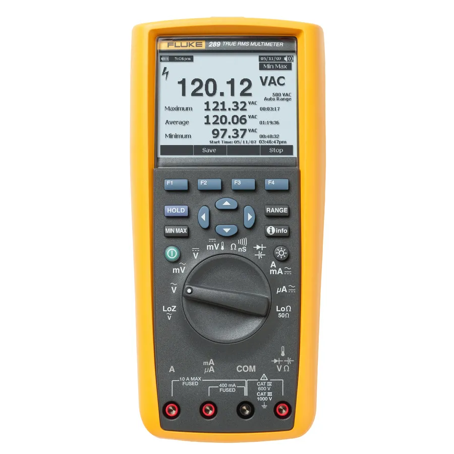 Multímetro de Registros de Datos True-RMS Fluke 289