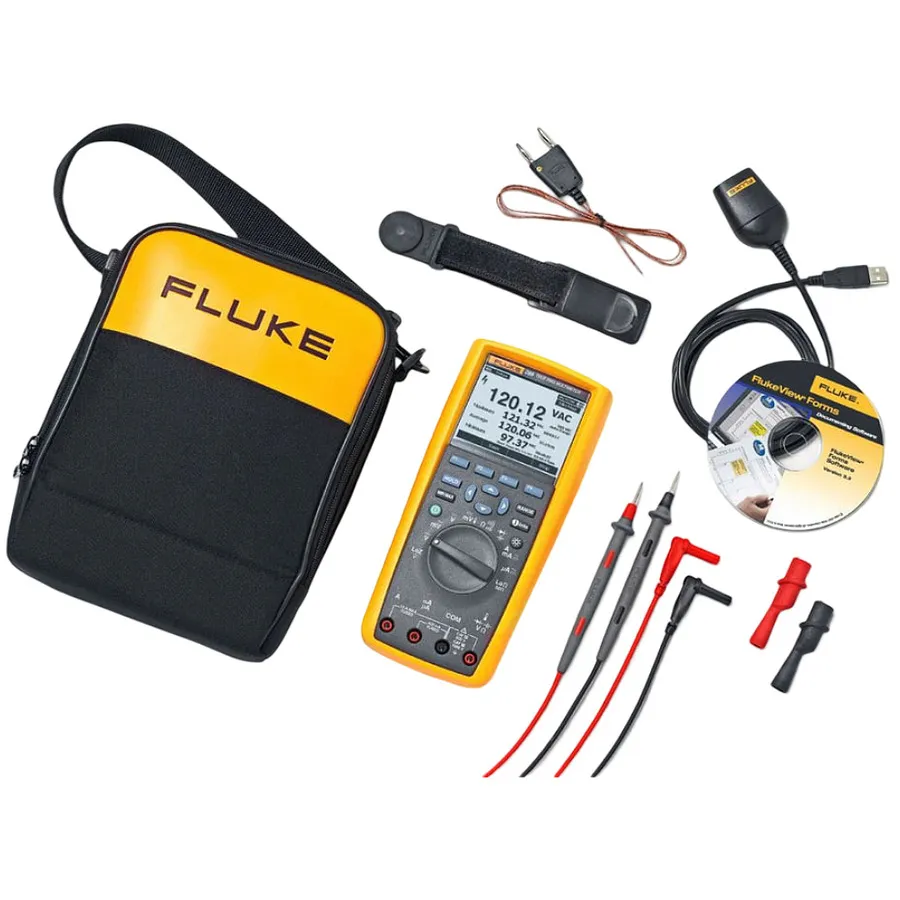 Multímetro registrador de datos Fluke FLUKE-289/FVF con software FlukeView Forms